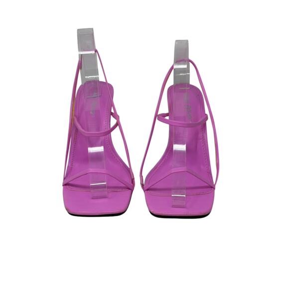 Public Desire pink strappy high heel sandals size 8 - Picture 8 of 15